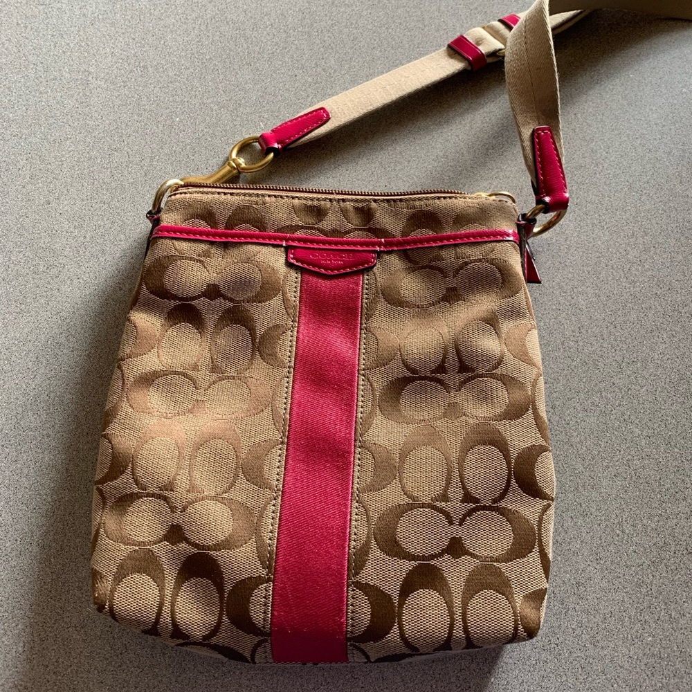 Coach Monogram Crossbody Bag